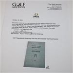 1957 'Regulations Governing Golf Play at Annandale' Golf Club Booklet