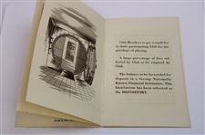 1939 'National Hole-In-One Tournament' Booklet