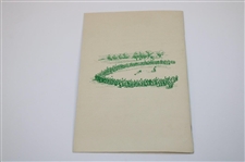 1939 'National Hole-In-One Tournament' Booklet