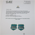 1967 The Ryder Cup at Champions GC Saturday Rd Tickets #3552 & #3553 - Hogan Captain
