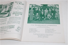 1946 Jacksonville Open Official Program - 2nd Annual - Sam Snead Winner