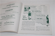1946 Jacksonville Open Official Program - 2nd Annual - Sam Snead Winner
