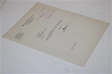 Clifford Roberts Signed 1947 Letter to Ed Dudley on Reynolds & Co. Letterhead - Oct 16 JSA ALOA