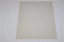 Clifford Roberts Signed 1947 Letter to Ed Dudley on Reynolds & Co. Letterhead - Oct 16 JSA ALOA