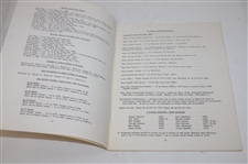 1934-1986 The Masters Tournament Scoring Records and Statistics Booklet
