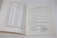 1934-1986 The Masters Tournament Scoring Records and Statistics Booklet