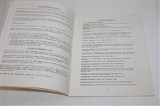 1934-1986 The Masters Tournament Scoring Records and Statistics Booklet