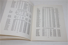 1934-1986 The Masters Tournament Scoring Records and Statistics Booklet