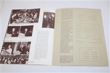 1964 Golf Magazine Awards Dinner Memento Program - Nicklaus (Driver), Palmer (Long Irons) & others
