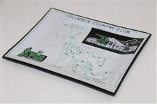 1964 PGA Championship at Columbus Country Club Commemorative Glass Plate/Tray