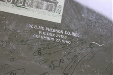 1964 PGA Championship at Columbus Country Club Commemorative Glass Plate/Tray