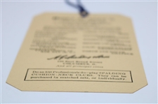 1931 Mixed Foursome Exhibition Post-Ryder Cup at The Scioto CC Sunday Ticket - Excellent Condition
