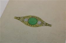 Three Sketches of Proposed 1941 Ryder Cup Winning Team's Award - Gold & Diamond Ring