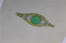 Three Sketches of Proposed 1941 Ryder Cup Winning Team's Award - Gold & Diamond Ring