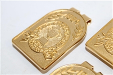 Four (4) 1994 PGA Championship at Southern Hills Commemorative Money Clips