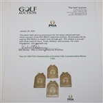Four (4) 1994 PGA Championship at Southern Hills Commemorative Money Clips