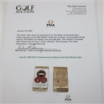 Two (2) 1984 PGA Championship at National Golf Club Money Clips