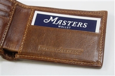 2024 Masters Tournament Logo Berckmans Place Green Hand-Stitched Needlepoint Wallet in Original Box 