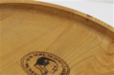 1983 Bob Hope Desert Classic Sponsored by Michelob Circular Wood Tray/Board