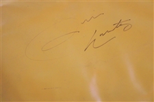 Nantz, McCord, Wadkins, Feherty & CBS Sports Masters Broadcast Team Signed Large Banner JSA ALOA
