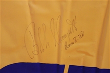 Nantz, McCord, Wadkins, Feherty & CBS Sports Masters Broadcast Team Signed Large Banner JSA ALOA