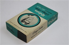 George Archer Signed 3x5 Card w/1960 Wilson 'George Archer' Medalist Golf Balls Box w/Balls JSA ALOA