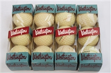 Chick Harbert Signed 3x5 Card w/1964 Worthington 'Chick Harbert' Contender Golf Balls Box w/Balls JSA ALOA