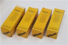Hale Irwin Signed Cut Card w/1970 Wilson 'Hale Irwin' X K Golf Balls Box w/Balls JSA ALOA