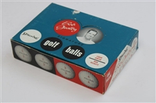 Bob Goalby Signed 3x5 Card w/1962 Spalding 'Bob Goalby' Signatures Golf Balls Box w/Balls JSA ALOA