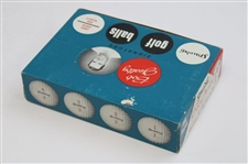 Bob Goalby Signed 3x5 Card w/1962 Spalding 'Bob Goalby' Signatures Golf Balls Box w/Balls JSA ALOA