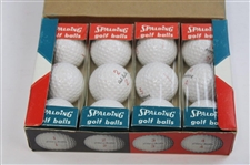 Bob Goalby Signed 3x5 Card w/1962 Spalding 'Bob Goalby' Signatures Golf Balls Box w/Balls JSA ALOA