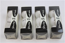 Al Geiberger Signed Cut Card w/1962 Spalding 'Al Geiberger' Extra Durable Golf Balls Box w/Balls JSA ALOA