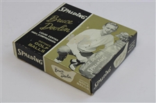 Bruce Devlin Signed Cut Card w/1962 Spalding 'Bruce Devlin' Liquid Center Golf Balls Box w/Balls JSA ALOA