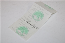 Ben Hogan Signed Shady Oaks Receipt w/1964 Hogan Co. 90+ Logo Golf Balls Box w/Balls JSA ALOA