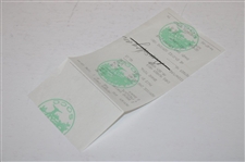 Ben Hogan Signed Shady Oaks Receipt w/1964 Hogan Co. 90+ Logo Golf Balls Box w/Balls JSA ALOA