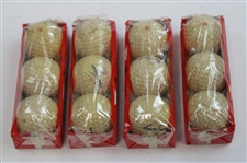 Ben Hogan Signed Shady Oaks Receipt w/1964 Hogan Co. 90+ Logo Golf Balls Box w/Balls JSA ALOA