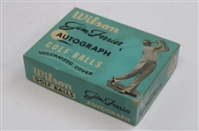 1952 Wilson 'Jim Ferrier' Autograph Golf Balls with Vulcanized Cover Box with Golf Balls