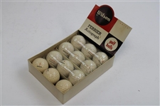 1952 Wilson 'Jim Ferrier' Autograph Golf Balls with Vulcanized Cover Box with Golf Balls