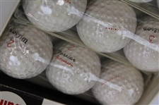 1952 Wilson 'Jim Ferrier' Autograph Golf Balls with Vulcanized Cover Box with Golf Balls