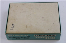 1952 Wilson 'Jim Ferrier' Autograph Golf Balls with Vulcanized Cover Box with Golf Balls