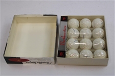 1961 Worthington 'Chandler Harper' Magic Power Northwestern Liquid Center Box with Golf Balls