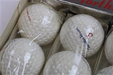 1961 Worthington 'Chandler Harper' Magic Power Northwestern Liquid Center Box with Golf Balls