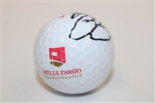 Rickie Fowler Signed Titleist Wells Fargo Championship Logo Golf Ball JSA ALOA