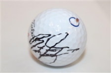 Rickie Fowler Signed Titleist Wells Fargo Championship Logo Golf Ball JSA ALOA