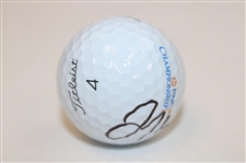 Justin Thomas Signed Titleist PNC Championship Ritz Carlton Logo Golf Ball JSA ALOA