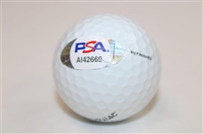 Matt Wolffe Signed Titleist NXT Tour Logo Golf Ball PSA #AI42669