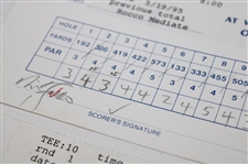 Faldo, Stadler, Woosnam & Five (5) others Signed Buick Classic Scorecards