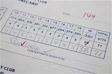 Faldo, Stadler, Woosnam & Five (5) others Signed Buick Classic Scorecards