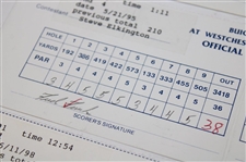 Faldo, Stadler, Woosnam & Five (5) others Signed Buick Classic Scorecards