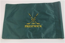 Prestwick '1851' Emerald Green with Yellow Logo Course Flag
